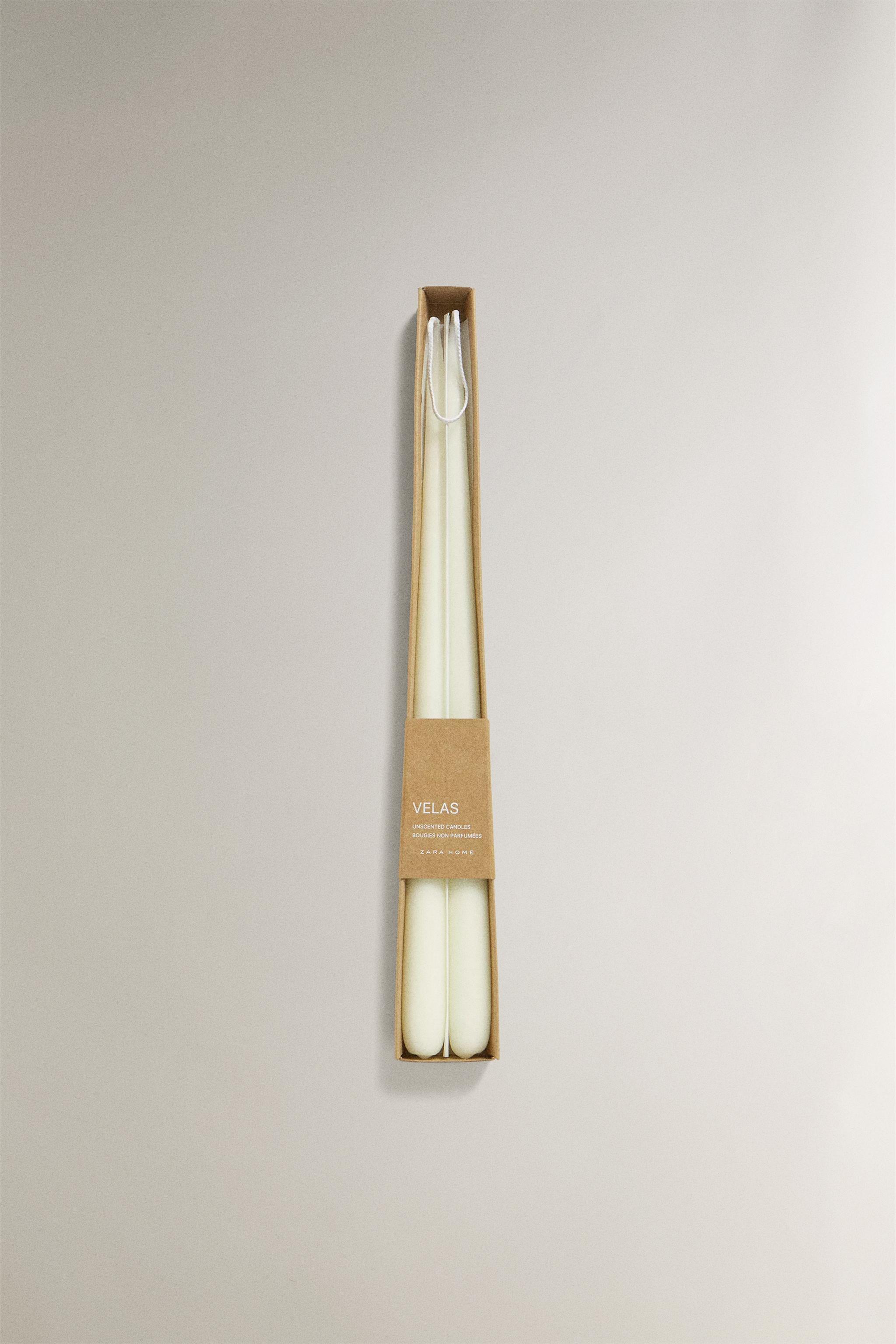 BOUGIE DÉCORATIVE LONGUE (LOT DE 2)